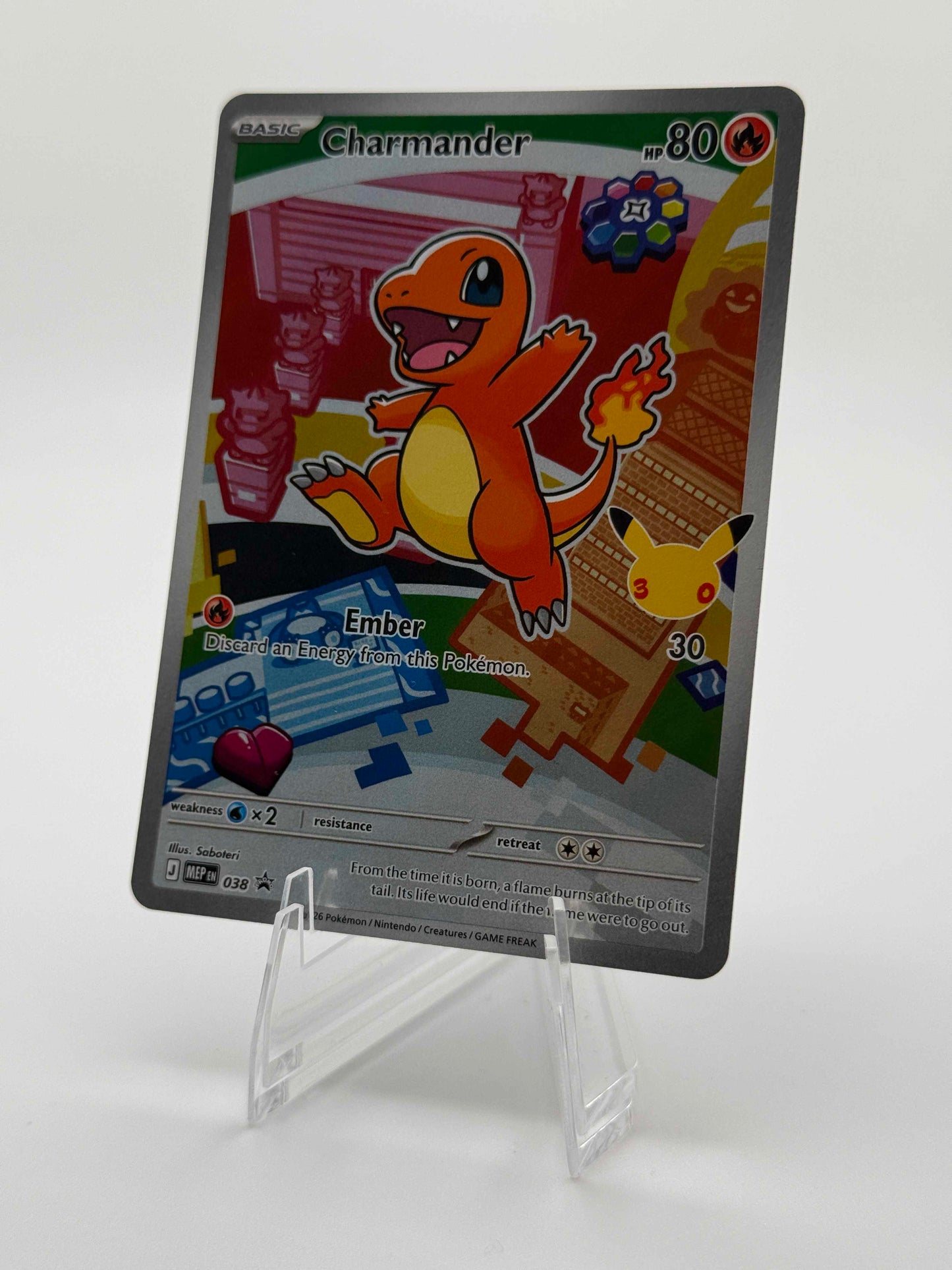 Charmander 038 Mega Evolution Promos Promo Pokemon TCG Near Mint