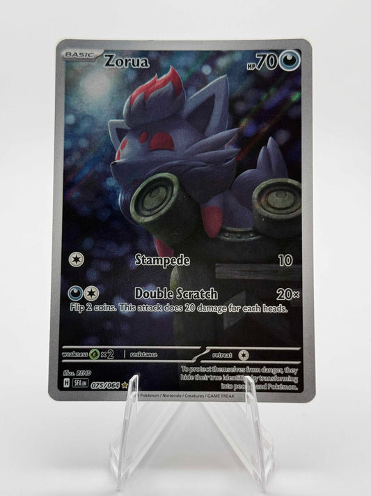 Zorua 075/064 Illustration Rare IR Shrouded Fable Pokemon TCG Near Mint
