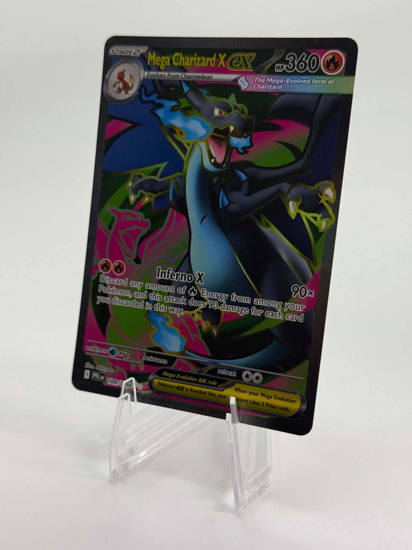 Mega Charizard X ex 109/094 Phantasmal Flames Ultra Rare