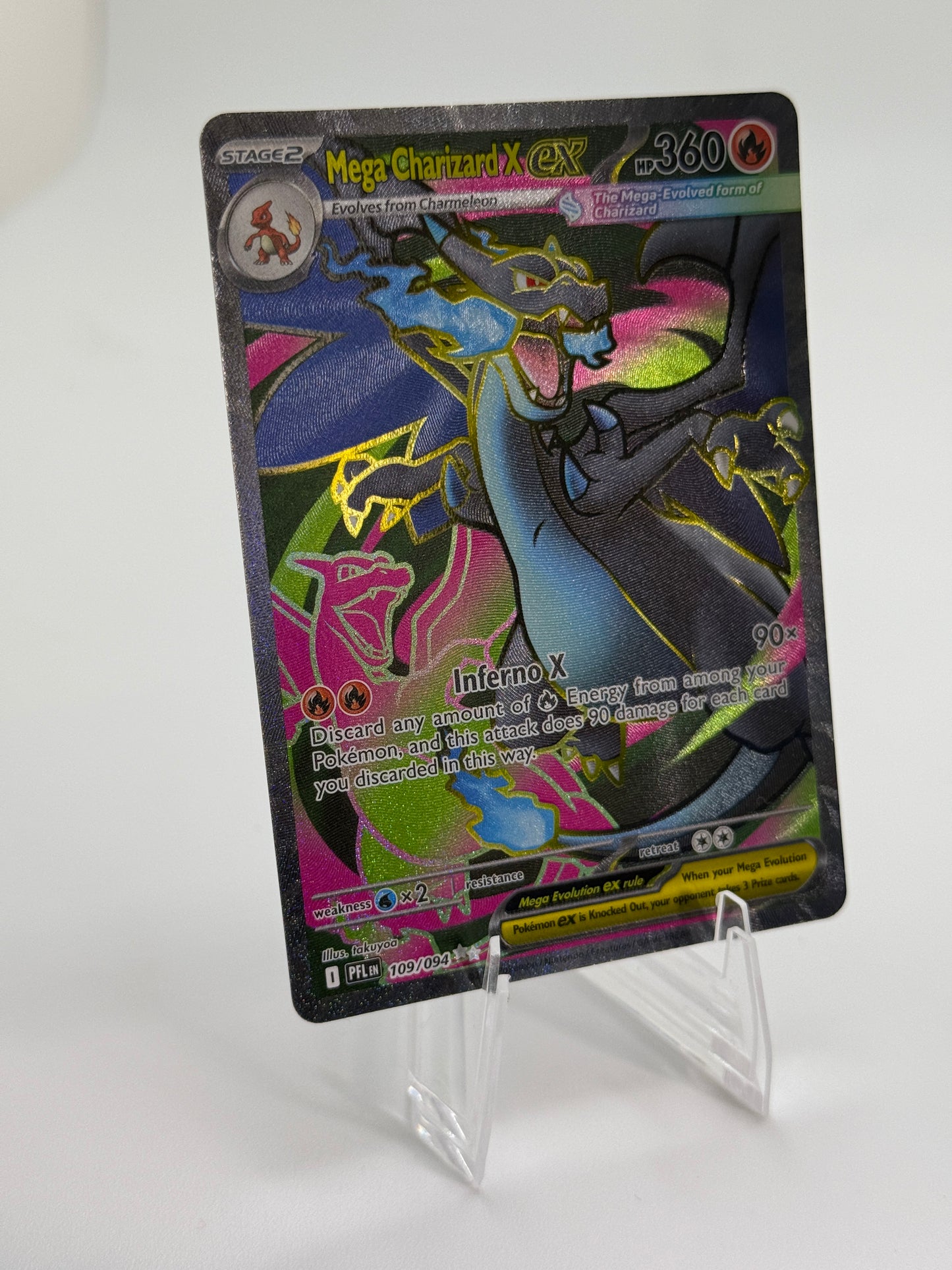 Mega Charizard X ex 109/094 Phantasmal Flames Ultra Rare